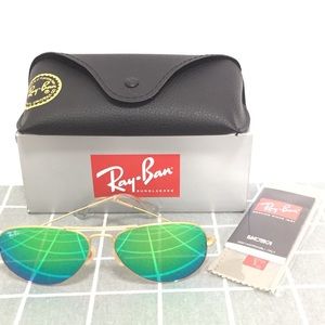 Aviator Ray-ban 3025 112/19 Gold-Green Sunglasses